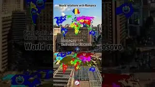 World relations with Romania Vs World relations with Kosovo