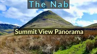 The Nab : Labelled Summit View Panorama - Lake District Far Eastern Fells