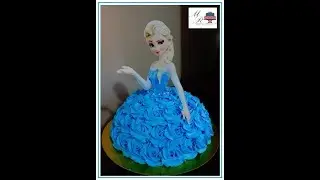 Bolo Boneca Elsa