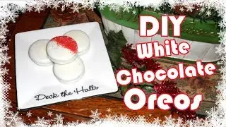 DIY White Chocolate Covered Oreos | DevinCrystie