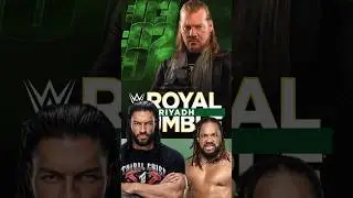 Royal Rumble Riyad Entrants - Roman Reigns Chris Jericho Brock Lesnar Jey Uso Penta Cody Rhodes