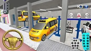 New Golden Van In Auto Repair Shop 2025- 3D Driving Class - Android Game Play