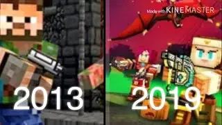 Evolution of Pixel gun 3D(2013/2019