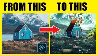 HOW TO Paint a CONCEPT-ART from a Photo Reference (Photoshop)