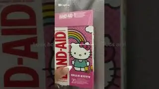 These are the cutest Band-Aids ever!🎀#bandaid#hellokitty