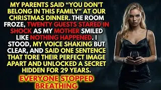 20. My Parents Said &ldquo;You Don&rsquo;t Belong in This Family&rdquo; at Christmas Dinner &mdash; So I Said One Th