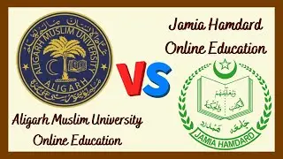 Aligarh Muslim University Online Education🆚 Jamia Hamdard Online Education Review #jamiahamdard