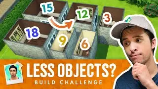 Every Room Gets LESS Objects! Sims 4 Cottage Build Challenge