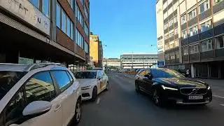 Gothenburg Sweden Walk  from  Vegagatan to F&ouml;rsta L&aring;nggatan  4k