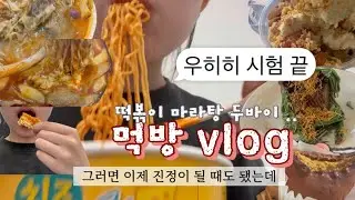 호르몬의 노예가 되 .. | 팔레트 디저트, 스퍼터 두쫀쿠, 마라탕, 메가커피 라면땅, 마라로제 엽떡, 두루치기, 서라당, 라잇크, 두바이 듬뿍.. 먹방 브이로그 