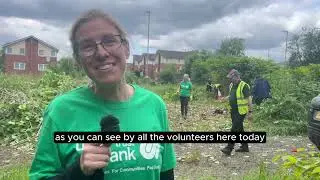 Community Clean-up at St Luke's Church, Cheetham Hill, Manchester.