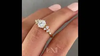 Round 2.24tcw Lab Grown Diamond, Three Stone Diamond Solitaire Engagement ring | IGI Certified