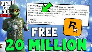 ROCKSTAR ДАЁТ СОЗДАТЕЛЯМ 20 000 000 GTA$! 🎉 (ОФИЦИАЛЬНОЕ ПИСЬМО)