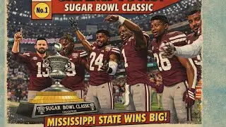 2028 Mississippi State Bulldogs NFL Stars Dynasty Rebuild vs Michigan (13-0) Sugar Bowl 
