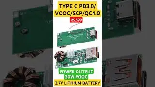 Fast Charging Module! PD3.0/VOOC/QC4.0 || DIY Power Bank Tutorial #viral #youtubeshorts #reels