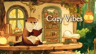 Waffle&rsquo;s Forest Book House☕Cozy Study & Relax Lofi #lofihiphop  #chillmusic #coffeemusic #studymusic