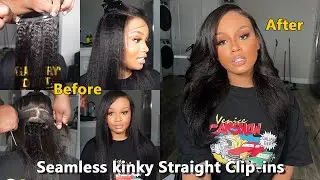 How To: Install Kinky Straight Clip-Ins For A Natural Look | Step-by-Step Tutorial | Asteria Hair