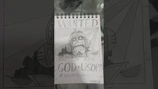 Making wanted poster until I reach 500 subs. #onepiece#art