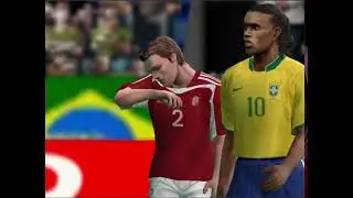 Brazil x Hungary Winning Eleven 10 ps2 Friendly Match Gameplay