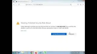 How to Access VSOL GPON OLT From Google Mozilla Firefox