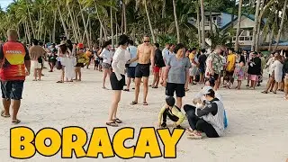 WALKING TOUR 2026 !!! BORACAY ISLAND BEACH FRONT station 123 !!! GOOD WEATHER 