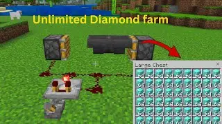 OP Minecraft Diamond Farm 2025 💎 | Easy & Unlimited Diamond Generator | 1.21 Farm Blocks