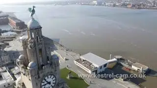 Liverpool Waterfront Drone Video Footage