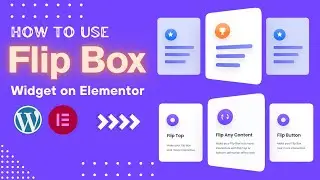How to Use the Flip Box Widget on Elementor | Advanced Flip Box Animation Effects with Elementor