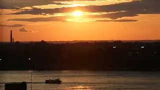 Sunset on Hudson River