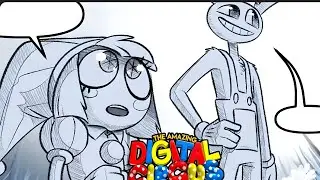 Pomni and Jax 🩷 | The Amazing Digital Circus Comic Dub | Unusual Message 