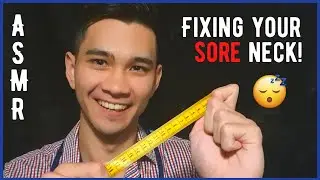 ASMR Physiotherapist Roleplay: 🩹Fixing Your Sore Neck!🩹(Massage, Whispered, Personal Attention)