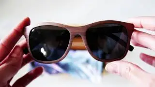 Unboxing Holzsonnenbrille Iwood Black Walnut