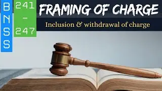 Framing of charge under BNSS in Tamil | inclusion and withdrawal of charge | more heads of charge