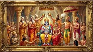 Rama Rajya Begins | Lord Rama&rsquo;s Divine Coronation Ceremony | Living room TV Art | 4k | #sitaram