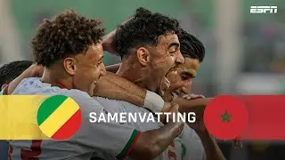 🇲🇦 Ayoub El Kaabi kan NIET STOPPEN met SCOREN! ⚽️⚽️⚽️ | Samenvatting Congo-Brazzaville - Marokko
