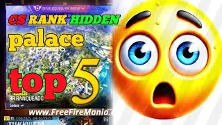 Top 5 cs rank hidden palace 🤩 Cs rank hidden trick 🤫