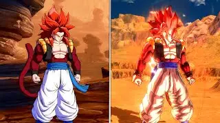 FighterZ VS Xenoverse 2 | SSJ4 Gogeta Comparison! Which Game is Better?