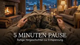 Ruhige Hörgeschichte · Winterabend mit einer schnurrenden Katze