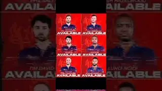 IPL 2025 RCB PLAYERS NOT AVAILABLE #ipl2025_#rcb_#joshhazelwood_#philsalt_#trending_#ytshort