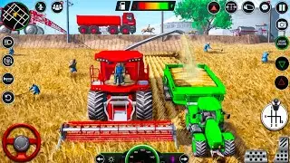 Real Tractor Driving Game 3D - Farming Combine Harvester Simulator 2025 - Android Gameplay