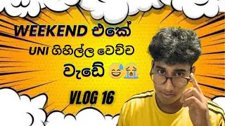 Day 17 | Weekend එකේ Uni ගිහිල්ල වෙච්ච වැඩේ 😅😭 | Loki&rsquo;s Vlog