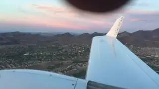 DA42 Landing on Henderson Airport - KHND, Las Vegas