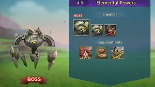 4-8 Elemental Powers Lords Mobile #lordsmobile #gameplay #games #video 
