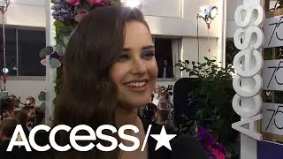 Katherine Langford Discusses Her 2018 Golden Globe Nomination For '13 Reasons Why'  | Access