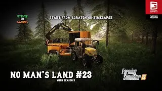 Going Electric/Building Sellpoints/Selling Logs/No Man's Land/Seasons/#23/ FS19 4K Timelapse