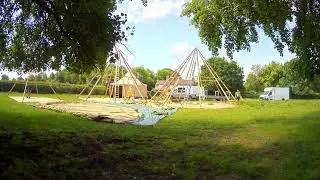 Real Tipi Wedding Build