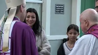 Bishop Fintan Gavin visits St. Joseph's SMA Parish, Blackrock Rd