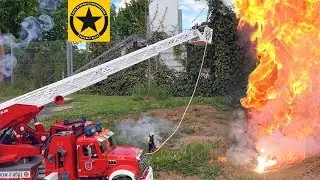 BRUDER Fire TRUCKS 🚑 Tunnel FIRE Desaster! 🚑 Bruder Loader on real FIRE!