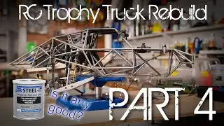 Custom RC Trophy Truck Rebuild Part 4: Steel-It Cage Paint & Update