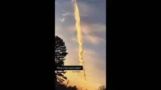 Whats the name of that Climate Trail Cloud? Lets break the MATRIX - no curve in the Chemtrail